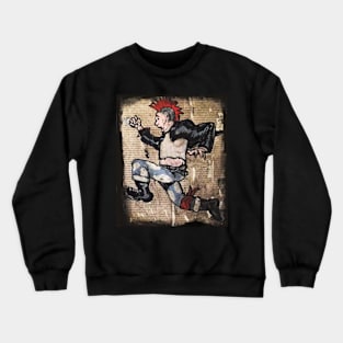 Running Punker Crewneck Sweatshirt